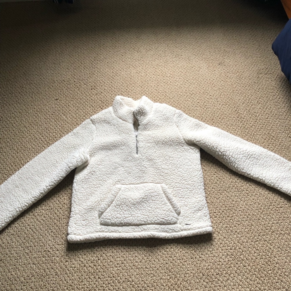 Hollister Fuzzy Quarter Zip